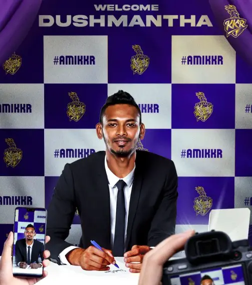 Dushmantha Chameera kkr